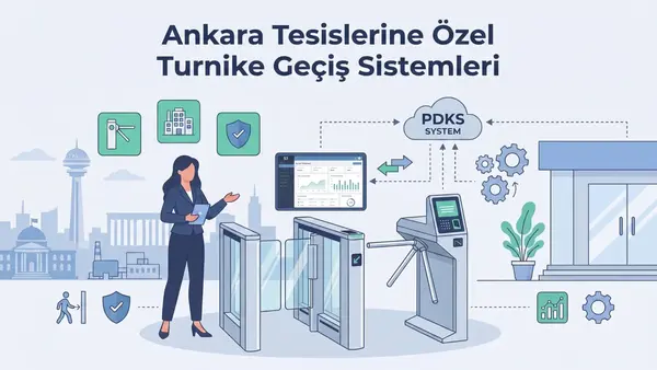 Ankara Tesislerine Özel Turnike Geçiş Sistemleri
