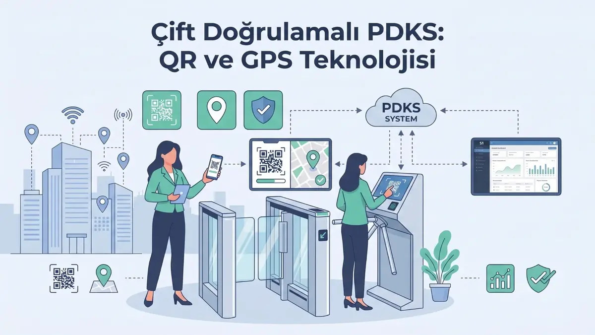 Çift Doğrulamalı PDKS: QR ve GPS Teknolojisi
