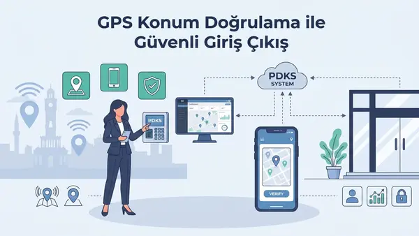 GPS Konum Doğrulama ile Güvenli Giriş Çıkış