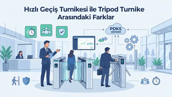 Hızlı Geçiş Turnikesi ile Tripod Turnike Arasındaki Farklar Nelerdir?