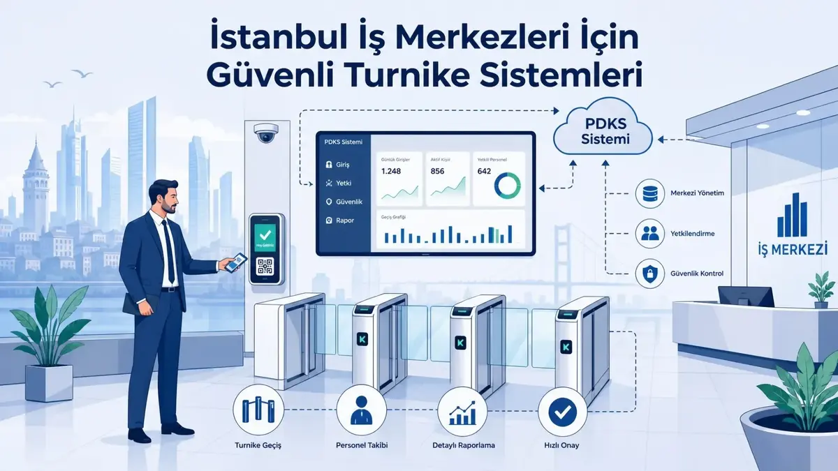 İstanbul İş Merkezleri İçin Güvenli Turnike Sistemleri