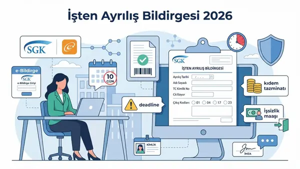 İşten Ayrılış Bildirgesi 2026
