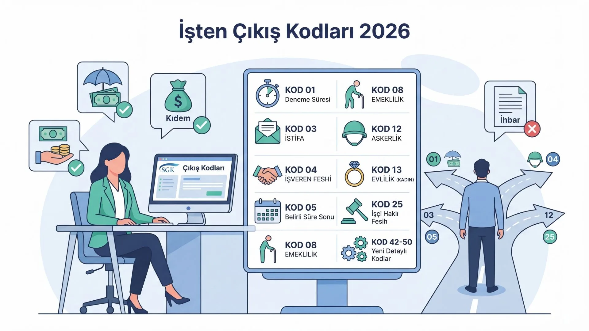 İşten Çıkış Kodları 2026