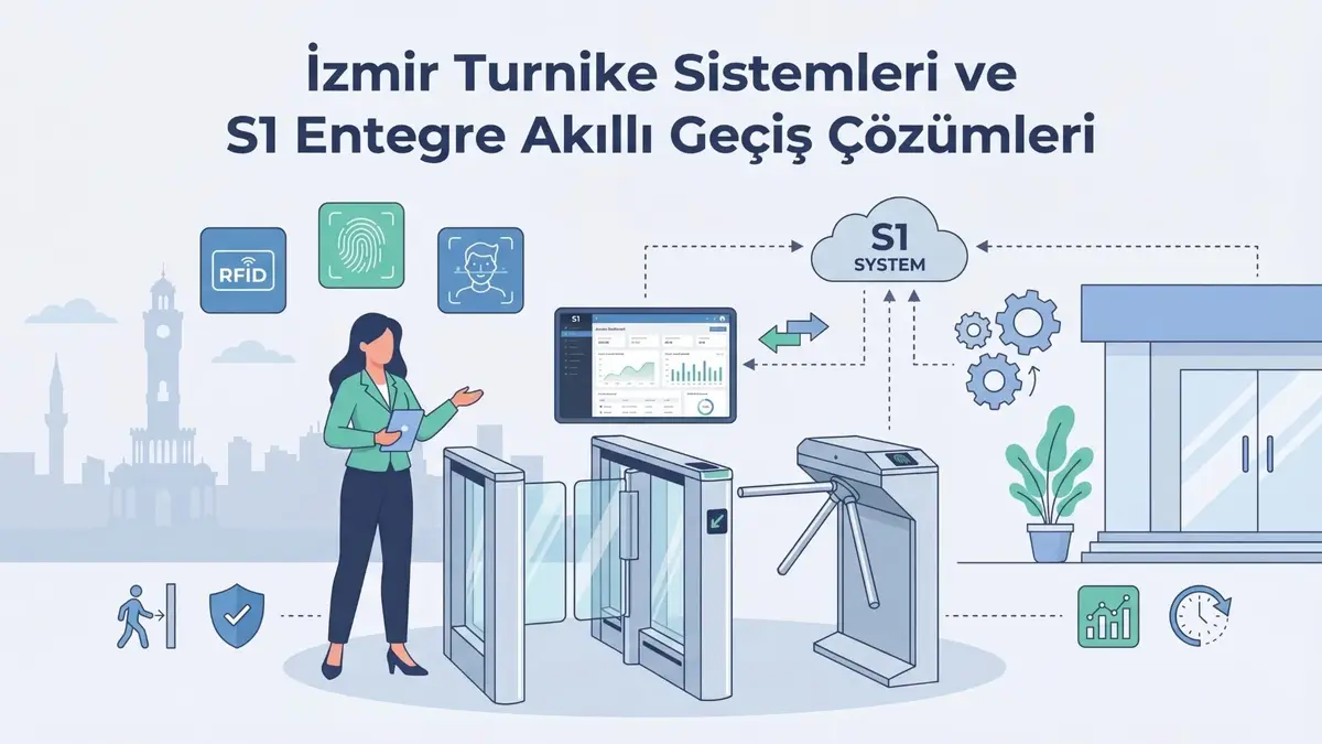 İzmir Turnike Sistemleri ve S1 Entegre Akıllı Geçiş Çözümleri