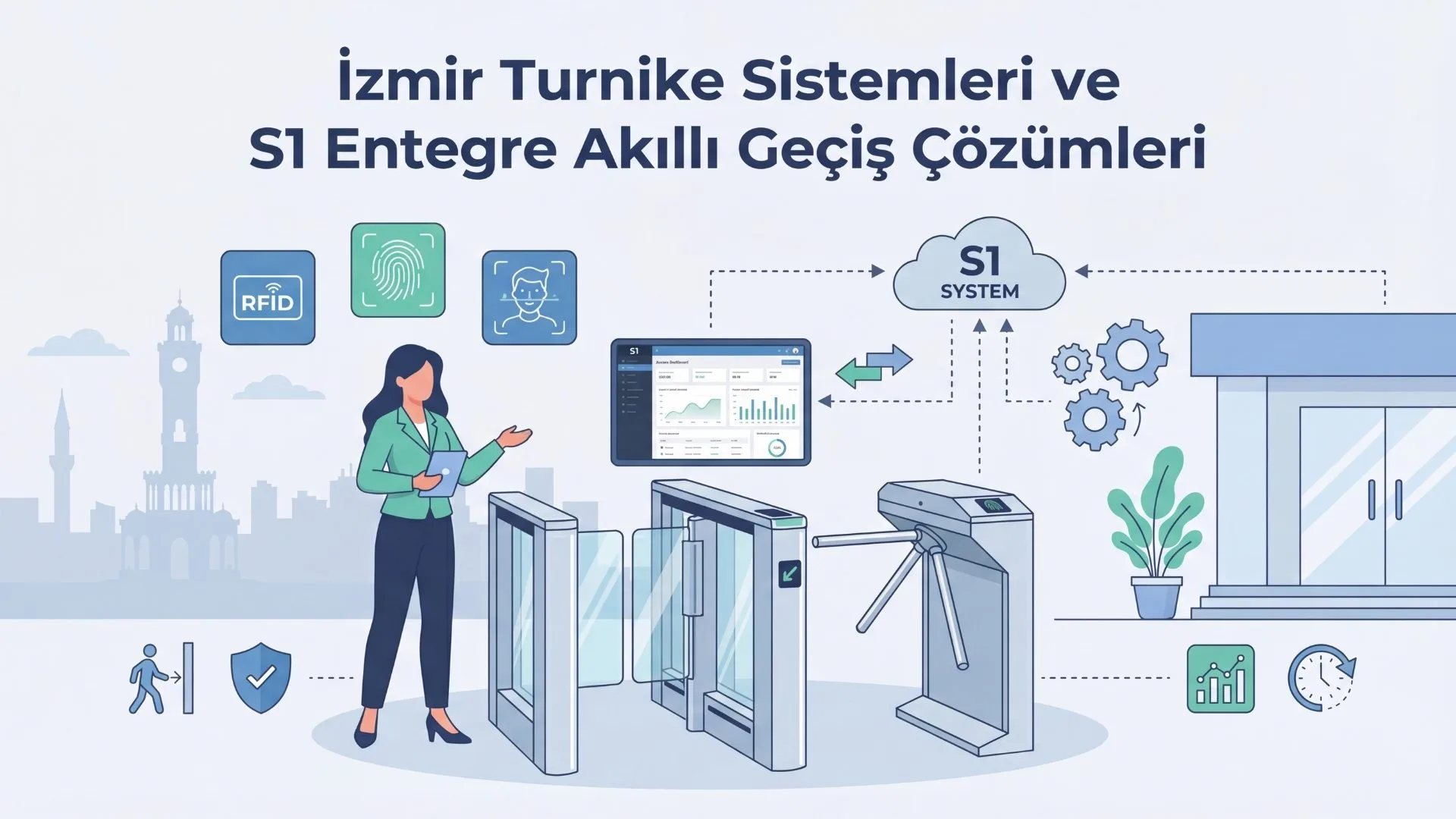 İzmir Turnike Sistemleri ve S1 Entegre Akıllı Geçiş Çözümleri