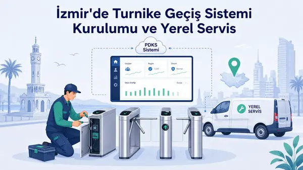 İzmir'de Turnike Geçiş Sistemi Kurulumu ve Yerel Servis