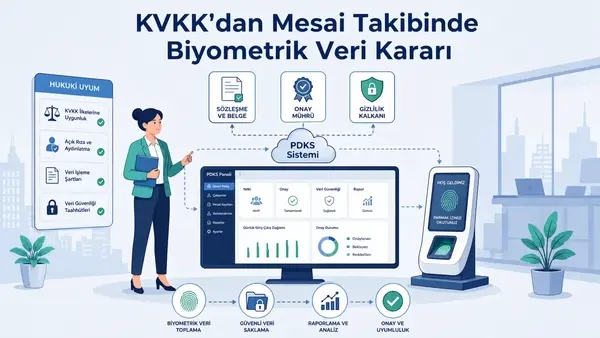 KVKK'dan Mesai Takibinde Biyometrik Veri Kararı