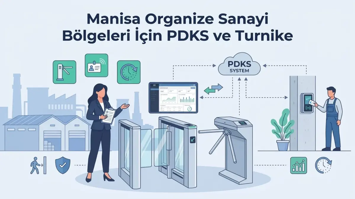Manisa Organize Sanayi Bölgeleri İçin PDKS ve Turnike