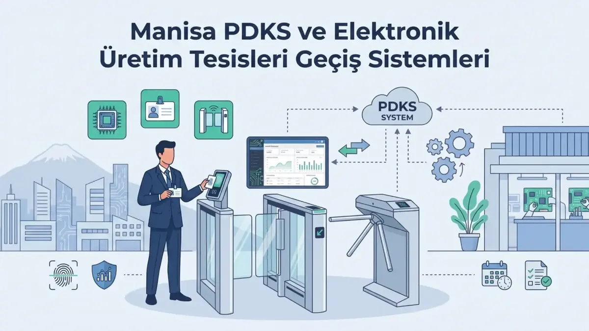Manisa PDKS ve Elektronik Üretim Tesisleri Geçiş Sistemleri