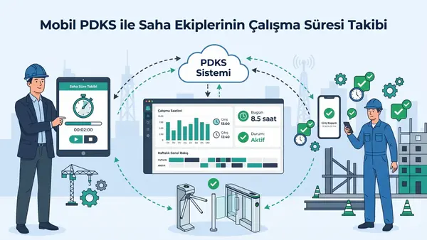 Mobil PDKS ile Saha Ekiplerinin Çalışma Süresi Takibi Nasıl Yapılır?