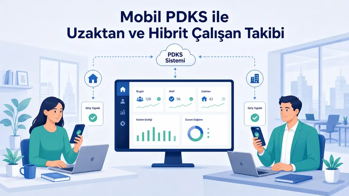 Mobil PDKS ile Uzaktan ve Hibrit Çalışan Takibi