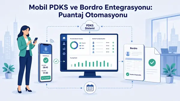 Mobil PDKS ve Bordro Entegrasyonu: Puantaj Otomasyonu