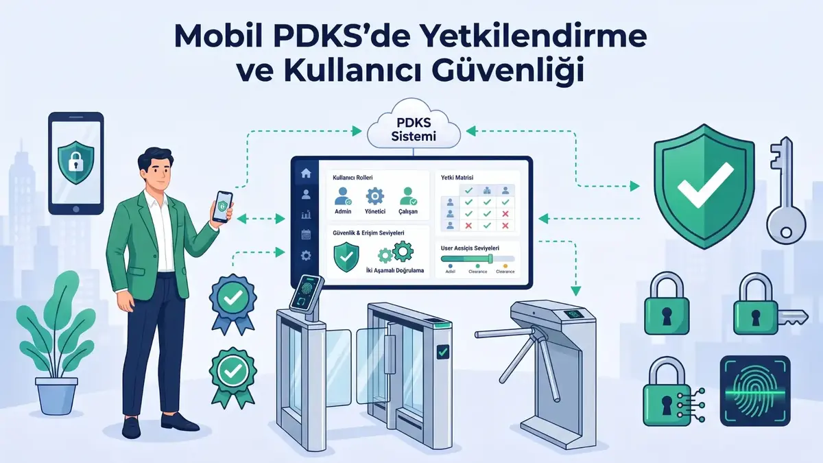 Mobil PDKS'de Yetkilendirme ve Kullanıcı Güvenliği Nasıl Sağlanır?