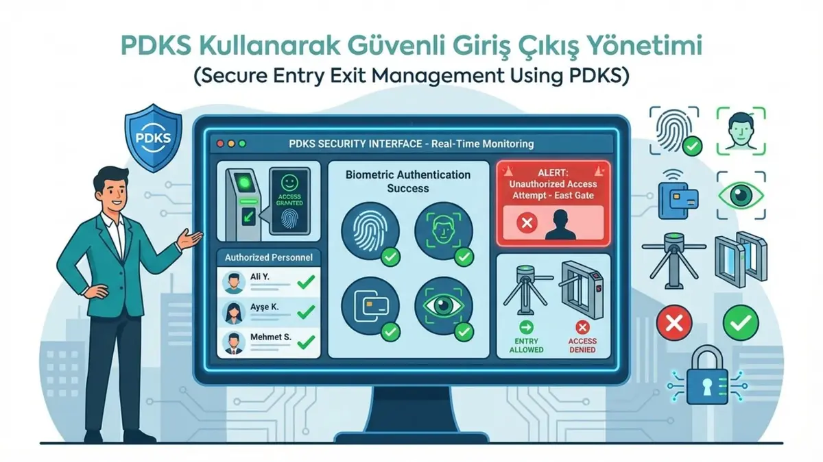PDKS Kullanarak Güvenli Giriş Çıkış Yönetimi