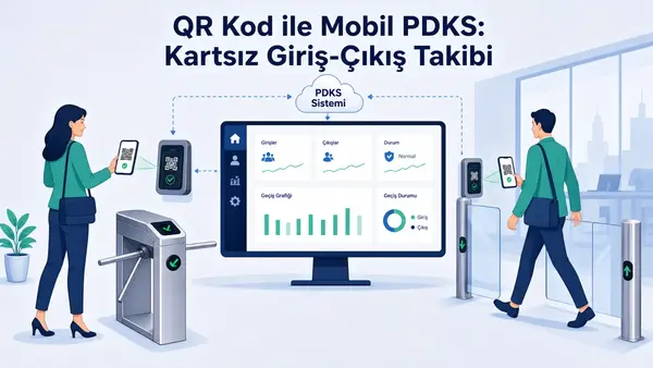 QR Kod ile Mobil PDKS: Kartsız Giriş-Çıkış Takibi
