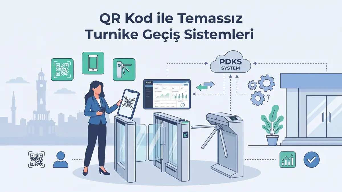 QR Kod ile Temassız Turnike Geçiş Sistemleri
