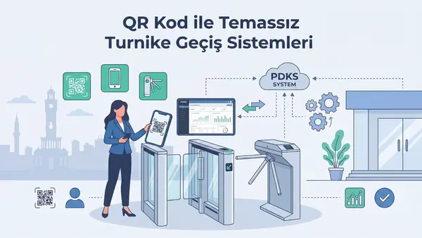 QR Kod ile Temassız Turnike Geçiş Sistemleri