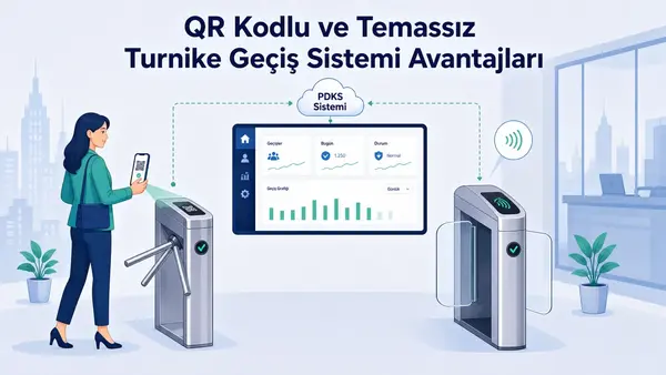 QR Kodlu ve Temassız Turnike Geçiş Sistemi Avantajları