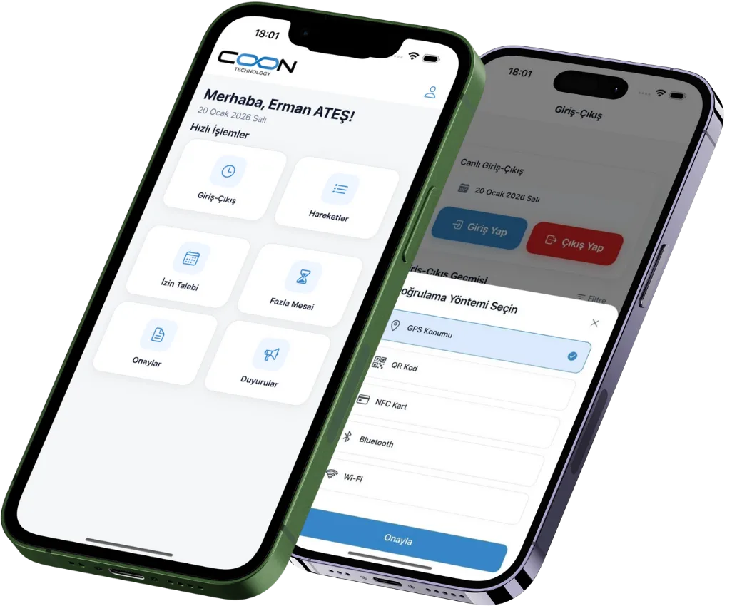 S1 PDKS Mobil App - Ana Ekran Görüntüsü