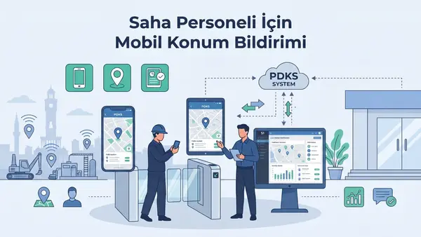 Saha Personeli İçin Mobil Konum Bildirimi