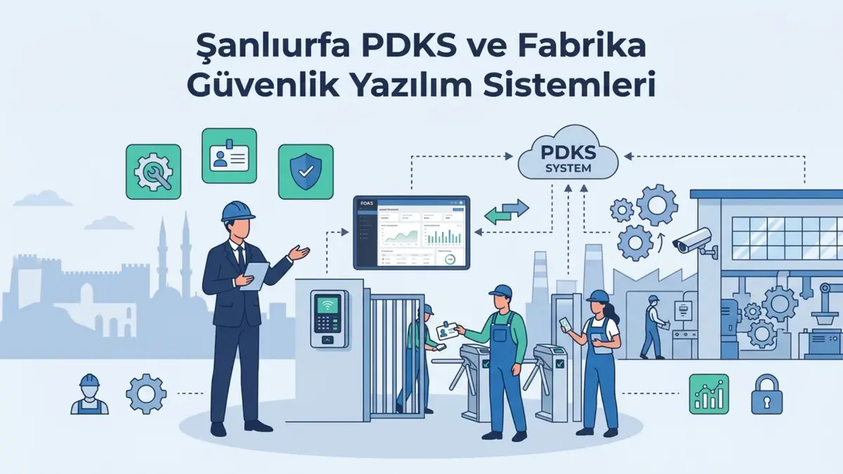 Şanlıurfa PDKS ve Fabrika Güvenlik Yazılım Sistemleri