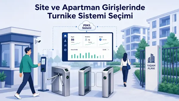 Site ve Apartman Girişlerinde Turnike Sistemi Seçimi