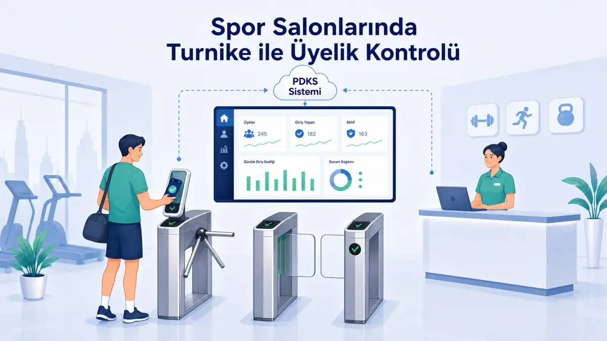 Spor Salonlarında Turnike ile Üyelik Kontrolü