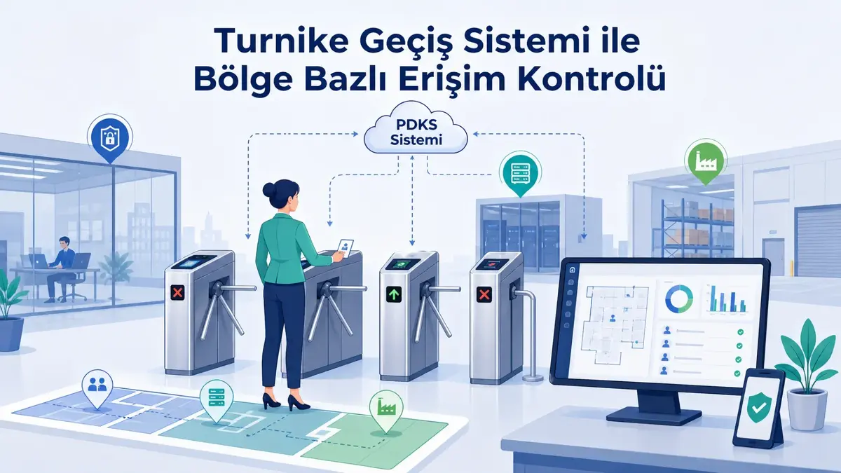 Turnike Geçiş Sistemi ile Bölge Bazlı Erişim Kontrolü