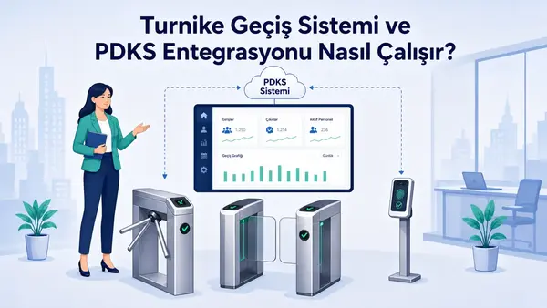 Turnike Geçiş Sistemi ve PDKS Entegrasyonu Nasıl Çalışır?