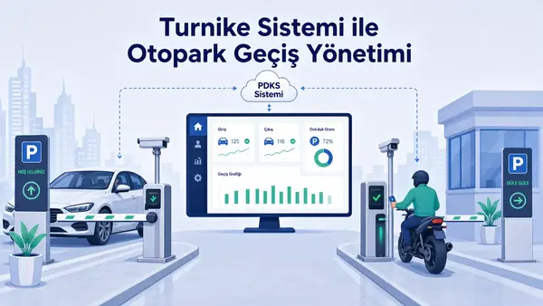 Turnike Sistemi ile Otopark Geçiş Yönetimi