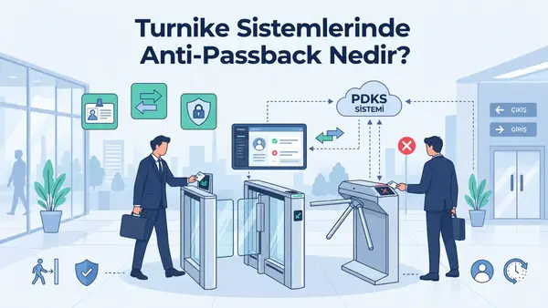 Turnike Sistemlerinde Anti-Passback Nedir ve Nasıl Çalışır?