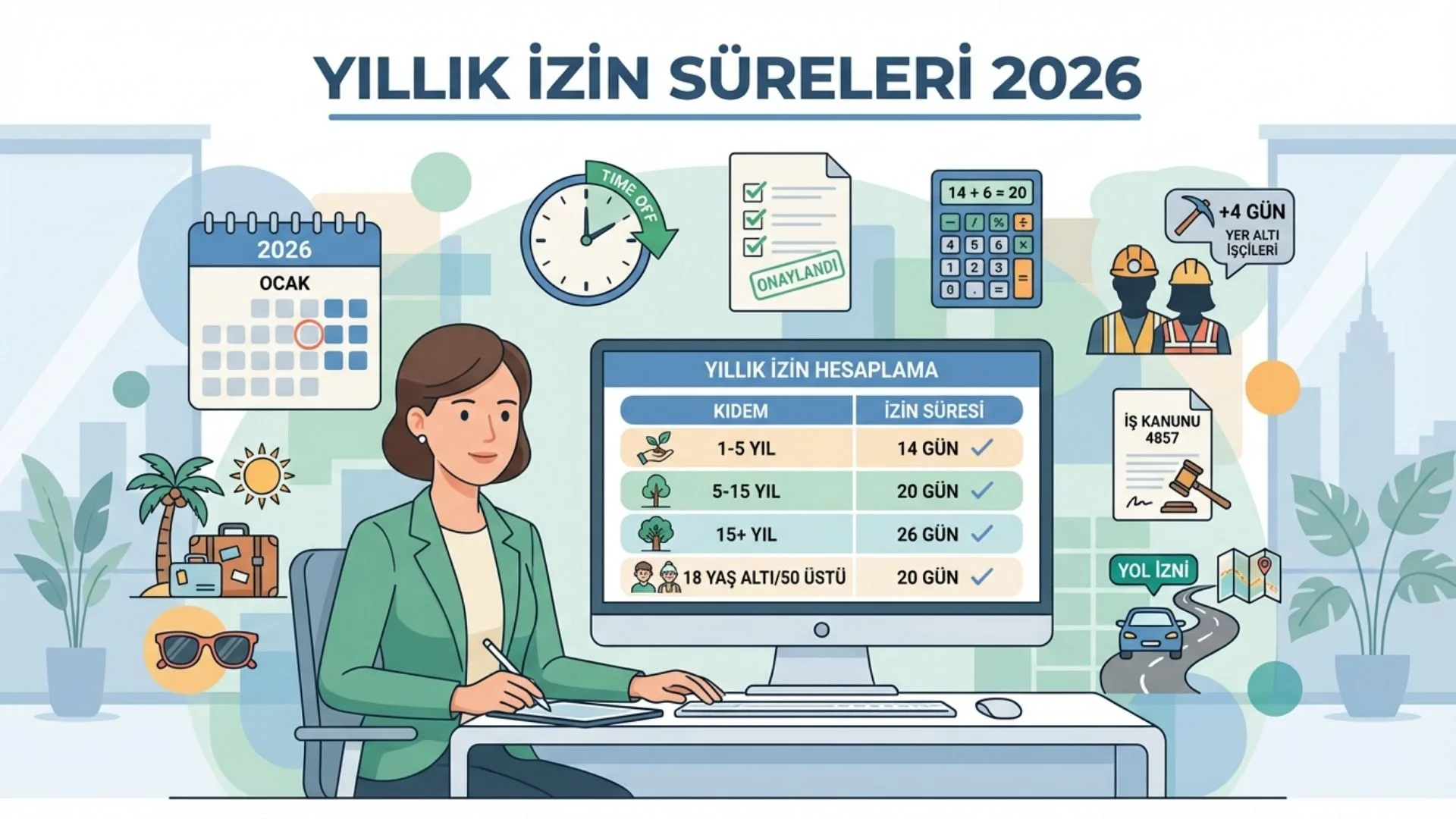 Yıllık İzin Süreleri 2026