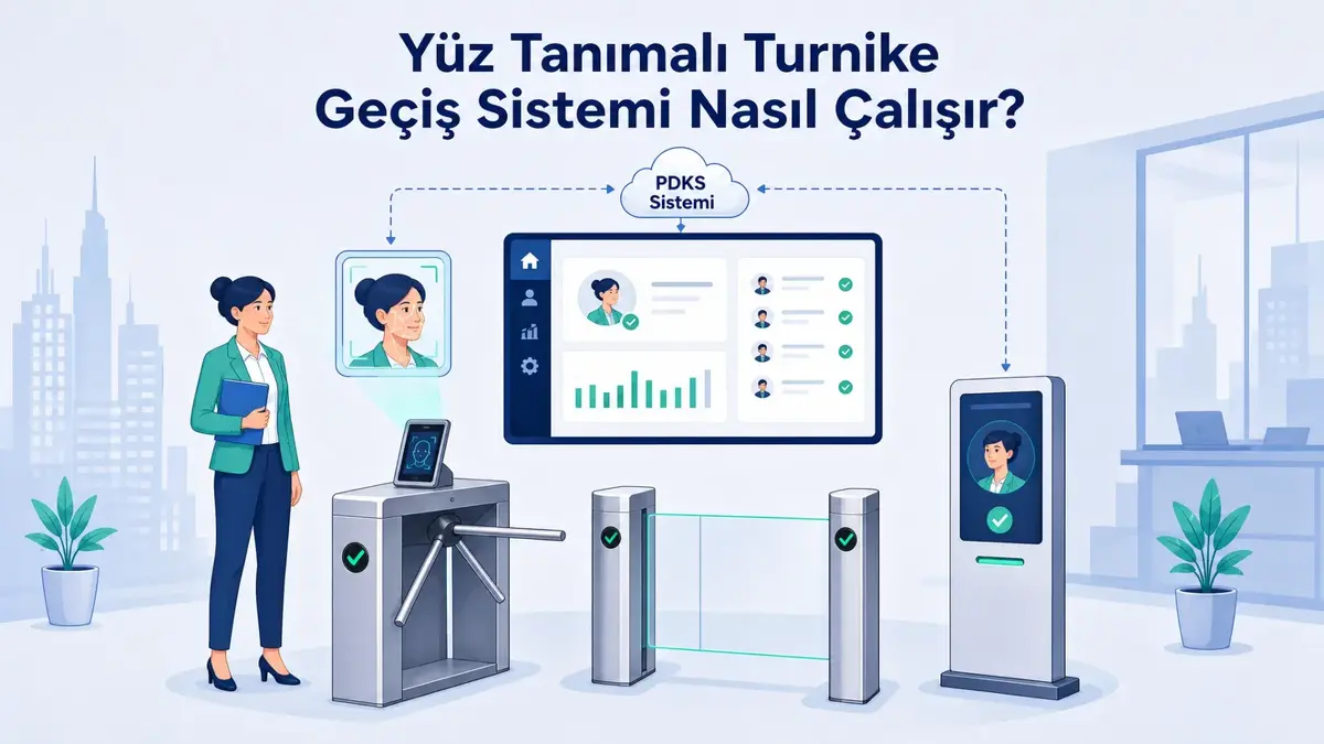 Yüz Tanımalı Turnike Geçiş Sistemi Nasıl Çalışır?